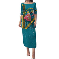 Bahamas Christmas Puletasi Merry Mingo Tropical Vibes - Wonder Print Shop