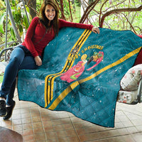 Bahamas Christmas Quilt Merry Mingo Tropical Vibes - Wonder Print Shop