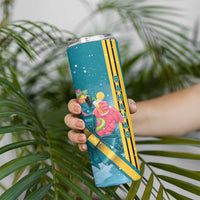 Bahamas Christmas Skinny Tumbler Merry Mingo Tropical Vibes - Wonder Print Shop