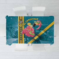 Bahamas Christmas Tablecloth Merry Mingo Tropical Vibes - Wonder Print Shop