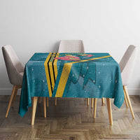 Bahamas Christmas Tablecloth Merry Mingo Tropical Vibes - Wonder Print Shop