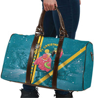 Bahamas Christmas Travel Bag Merry Mingo Tropical Vibes - Wonder Print Shop