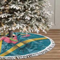 Bahamas Christmas Tree Skirt Merry Mingo Tropical Vibes - Wonder Print Shop