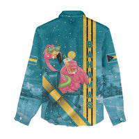 Bahamas Christmas Women Casual Shirt Merry Mingo Tropical Vibes - Wonder Print Shop