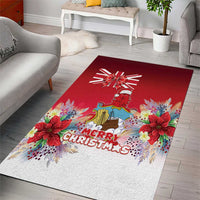 Bermuda Christmas Area Rug Coquette Bow Xmas Vibe - Wonder Print Shop
