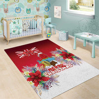 Bermuda Christmas Area Rug Coquette Bow Xmas Vibe - Wonder Print Shop