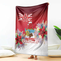 Bermuda Christmas Blanket Coquette Bow Xmas Vibe - Wonder Print Shop