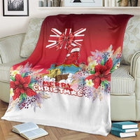 Bermuda Christmas Blanket Coquette Bow Xmas Vibe - Wonder Print Shop