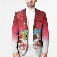 Bermuda Christmas Blazer Coquette Bow Xmas Vibe - Wonder Print Shop