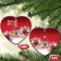Bermuda Christmas Ceramic Ornament Coquette Bow Xmas Vibe - Wonder Print Shop