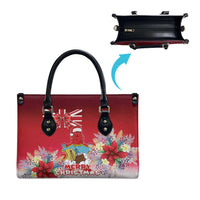 Bermuda Christmas Leather Bag Coquette Bow Xmas Vibe - Wonder Print Shop