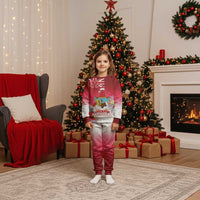 Bermuda Christmas Pajama Set Coquette Bow Xmas Vibe - Wonder Print Shop