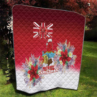 Bermuda Christmas Quilt Coquette Bow Xmas Vibe - Wonder Print Shop