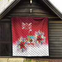 Bermuda Christmas Quilt Coquette Bow Xmas Vibe - Wonder Print Shop