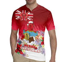 Bermuda Christmas Rugby Jersey Coquette Bow Xmas Vibe - Wonder Print Shop
