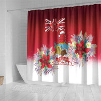 Bermuda Christmas Shower Curtain Coquette Bow Xmas Vibe - Wonder Print Shop