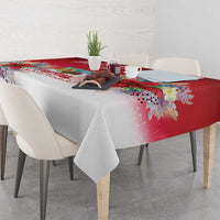 Bermuda Christmas Tablecloth Coquette Bow Xmas Vibe - Wonder Print Shop