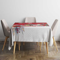 Bermuda Christmas Tablecloth Coquette Bow Xmas Vibe - Wonder Print Shop