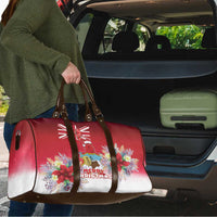 Bermuda Christmas Travel Bag Coquette Bow Xmas Vibe - Wonder Print Shop