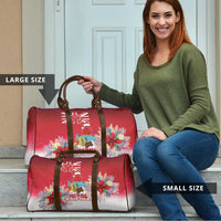 Bermuda Christmas Travel Bag Coquette Bow Xmas Vibe - Wonder Print Shop