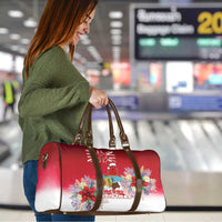 Bermuda Christmas Travel Bag Coquette Bow Xmas Vibe - Wonder Print Shop
