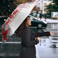 Bermuda Christmas Umbrella Coquette Bow Xmas Vibe - Wonder Print Shop