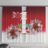 Bermuda Christmas Window Curtain Coquette Bow Xmas Vibe - Wonder Print Shop