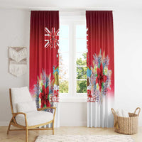 Bermuda Christmas Window Curtain Coquette Bow Xmas Vibe - Wonder Print Shop