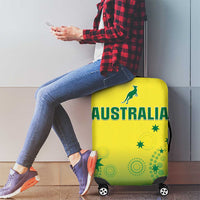 Custom Australia Cricket Luggage Cover Go Champions Aussies LT05 - Wonder Print Shop