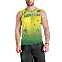 Custom Australia Cricket Men Tank Top Go Champions Aussies LT05 - Wonder Print Shop