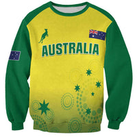 Custom Australia Cricket Sweatshirt Go Champions Aussies LT05 - Wonder Print Shop