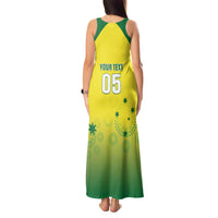 Custom Australia Cricket Tank Maxi Dress Go Champions Aussies LT05 - Wonder Print Shop