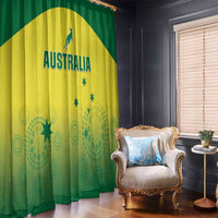Custom Australia Cricket Window Curtain Go Champions Aussies LT05 - Wonder Print Shop