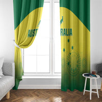 Custom Australia Cricket Window Curtain Go Champions Aussies LT05 - Wonder Print Shop