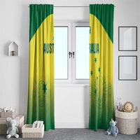 Custom Australia Cricket Window Curtain Go Champions Aussies LT05 - Wonder Print Shop