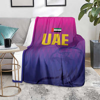 United Arab Emirates Cricket Blanket Go Champions Sporty Style