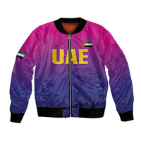 Custom United Arab Emirates Cricket Bomber Jacket Go Champions Sporty Style LT05 - Wonder Print Shop