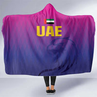 United Arab Emirates Cricket Hooded Blanket Go Champions Sporty Style