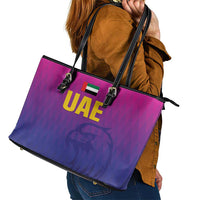 United Arab Emirates Cricket Leather Tote Bag Go Champions Sporty Style LT05 - Wonder Print Shop