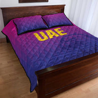 United Arab Emirates Cricket Quilt Bed Set Go Champions Sporty Style LT05 - Wonder Print Shop