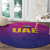 United Arab Emirates Cricket Round Carpet Go Champions Sporty Style
