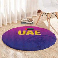 United Arab Emirates Cricket Round Carpet Go Champions Sporty Style