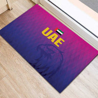 United Arab Emirates Cricket Rubber Doormat Go Champions Sporty Style LT05 - Wonder Print Shop
