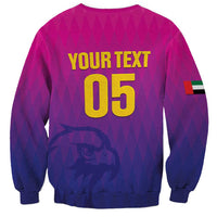 Custom United Arab Emirates Cricket Sweatshirt Go Champions Sporty Style LT05 - Wonder Print Shop