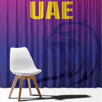 United Arab Emirates Cricket Window Curtain Go Champions Sporty Style LT05 - Wonder Print Shop