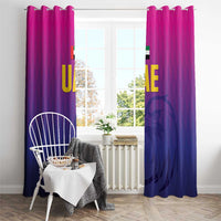 United Arab Emirates Cricket Window Curtain Go Champions Sporty Style LT05 - Wonder Print Shop
