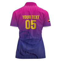 Custom United Arab Emirates Cricket Women Polo Shirt Go Champions Sporty Style LT05 - Wonder Print Shop