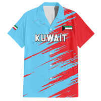 Custom Kuwait Cricket Family Matching Off The Shoulder Long Sleeve Dress and Hawaiian Shirt Unique Style LT05 - Wonder Print Shop