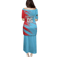 Custom Kuwait Cricket Family Matching Puletasi and Hawaiian Shirt Unique Style LT05 - Wonder Print Shop