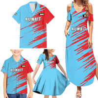Custom Kuwait Cricket Family Matching Summer Maxi Dress and Hawaiian Shirt Unique Style LT05 - Wonder Print Shop